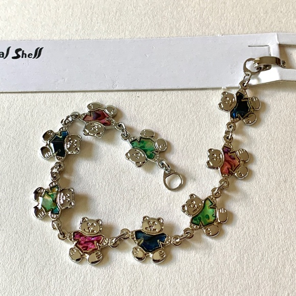 NEW Nine Teddies Bear Bracelet - Picture 1 of 7